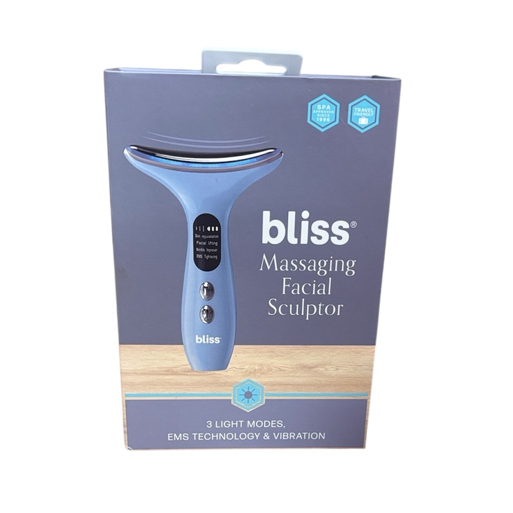 Bliss Massaging Facial Sculptor with EMS Technology and Vibration NIB